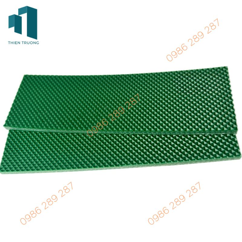 Băng Tải PVC Mặt Láng Mặt Caro Dày 3mm